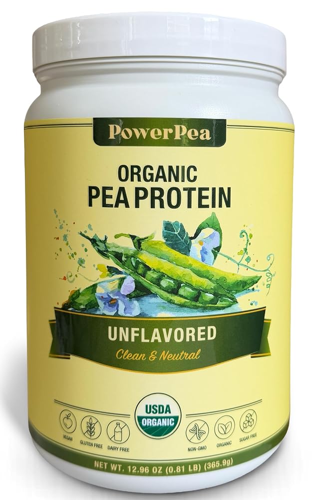 POWER PEA Plant Based Vegan Protein Powder - 12.96 oz