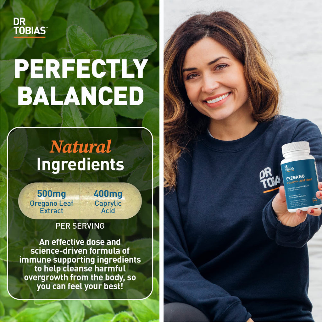 Dr. Tobias Dr.Tobias capsules oregano aprylic blend intestinal health