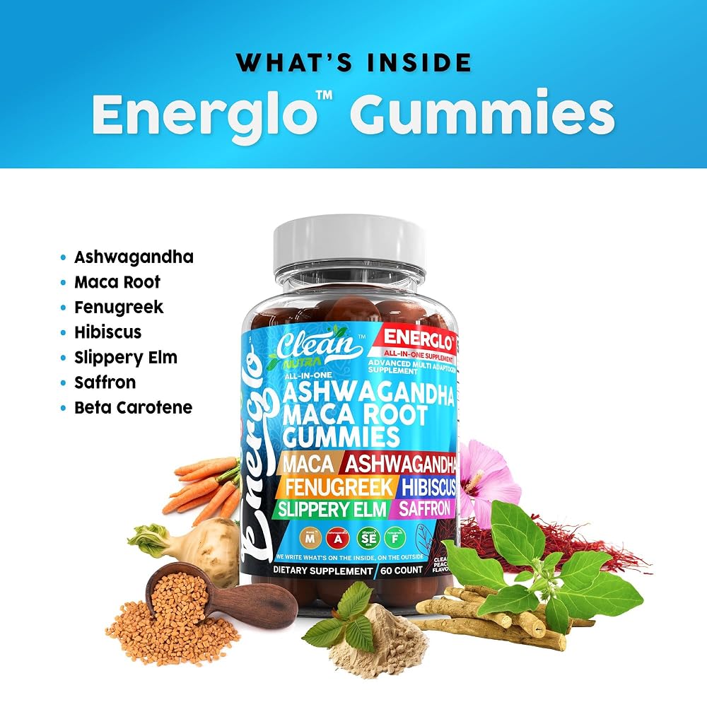 Clean Nutraceuticals Ashwagandha Maca Root Gummies - 60 Count - image 5