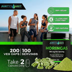 Purity's Best Moringa 50:1 Extract 300 mg - 200 Vegetarian Capsules - image 4