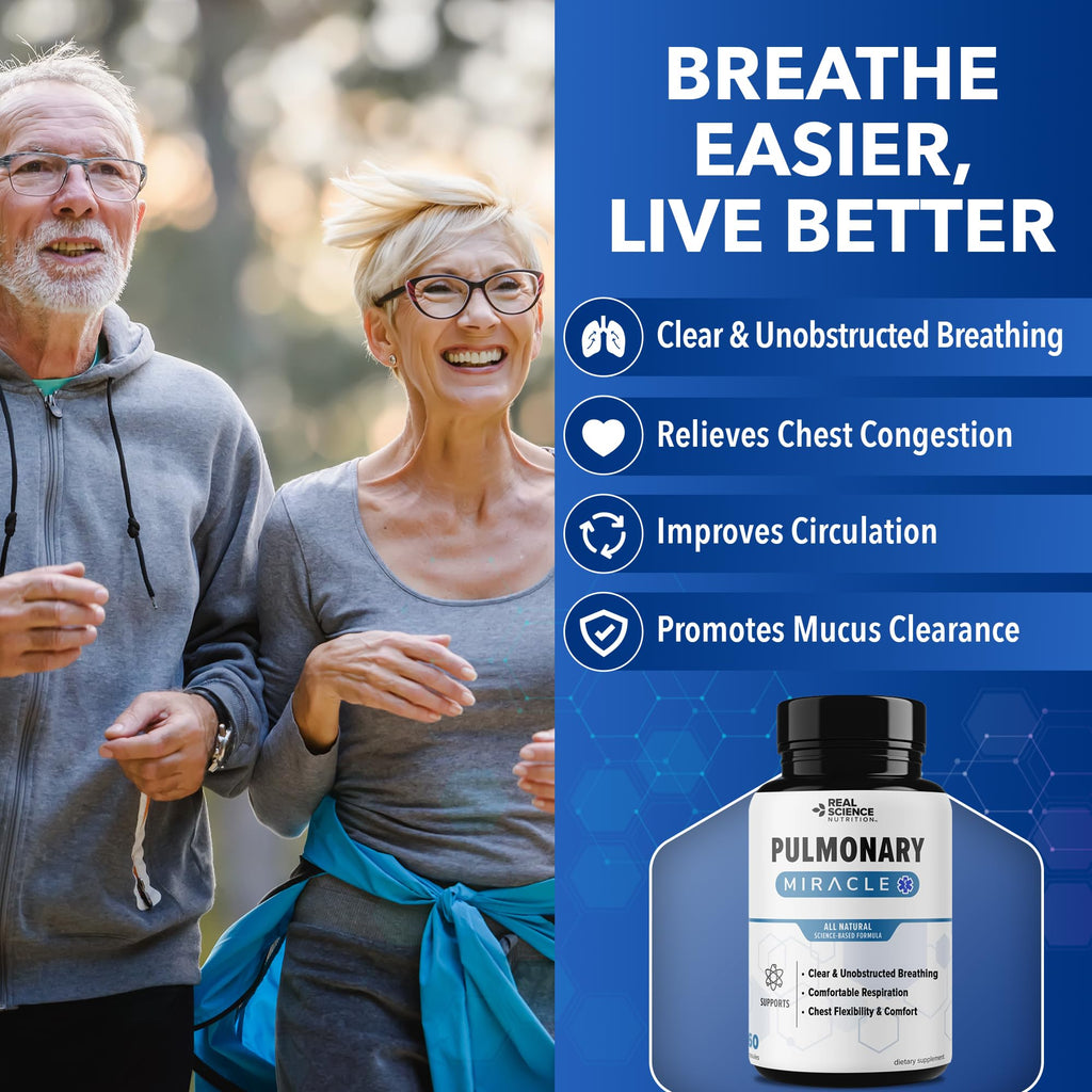 Real Science Nutrition Pulmonary Miracle Lung Support - 60 Capsules - image 2