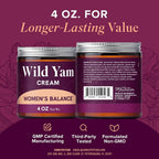 SMNutrition Wild Yam Cream for Hormone Balance - 4 Fl Oz - image 6