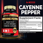 Mecisco Cayenne Pepper Capsules_60 210 Caps_300mg