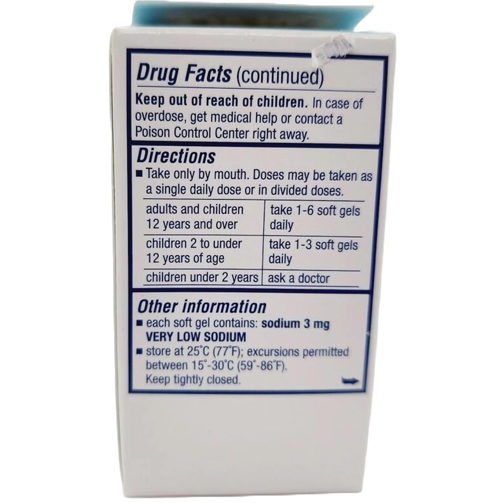 Colace Clear Docusate Sodium Stool Softener 50mg - 84 Capsules - image 3