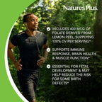 NaturesPlus Source of Life Garden Folate - 60 Capsules - image 3