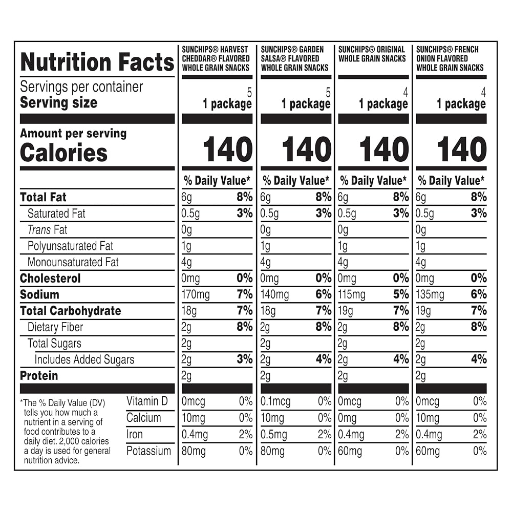Sunchips Mix Variety Pack Whole Grain Chips - 18 Count - image 2
