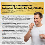 VEGATOT 8 in 1 Tongkat Ali with Maca Root & Panax Ginseng - 90 Capsules - image 5