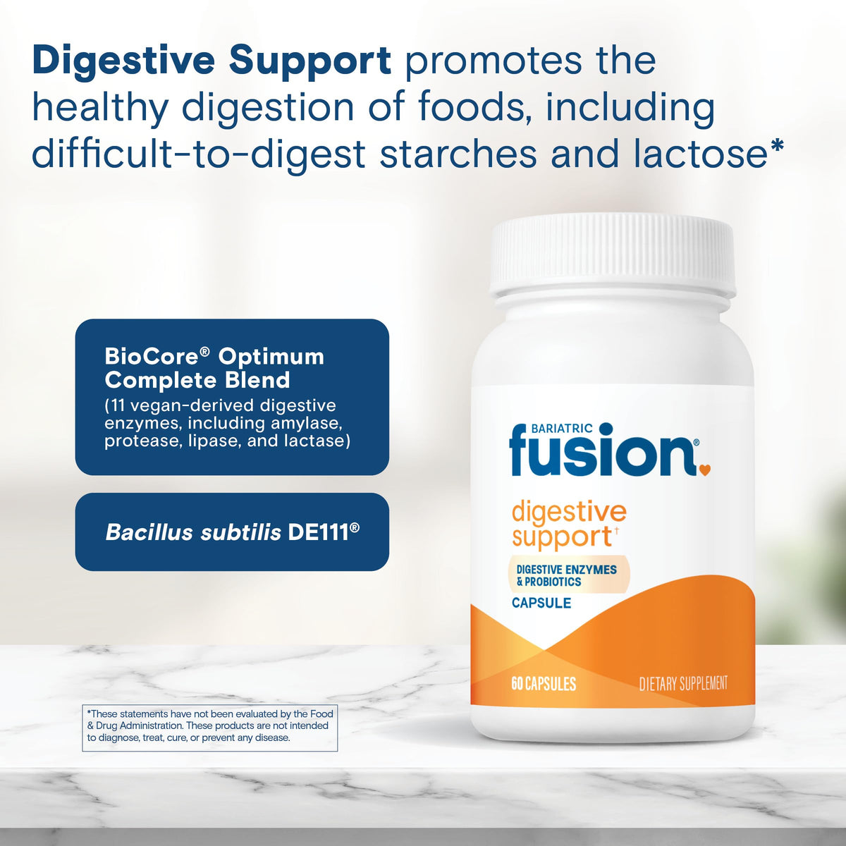 Bariatric Fusion Digestive Support - 60 Capsules - image 5