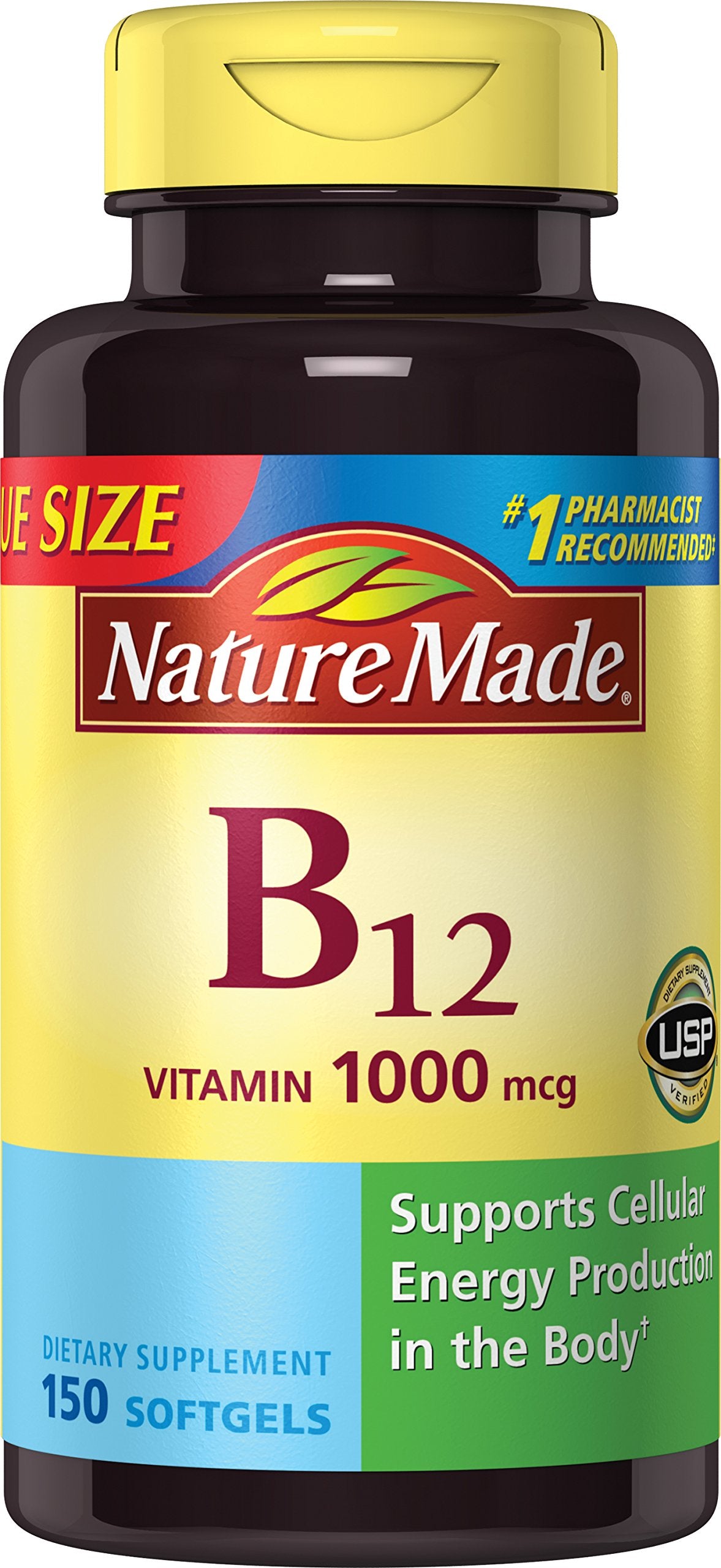 Nature Made Vitamin B12 1000 mcg - 150 Softgels