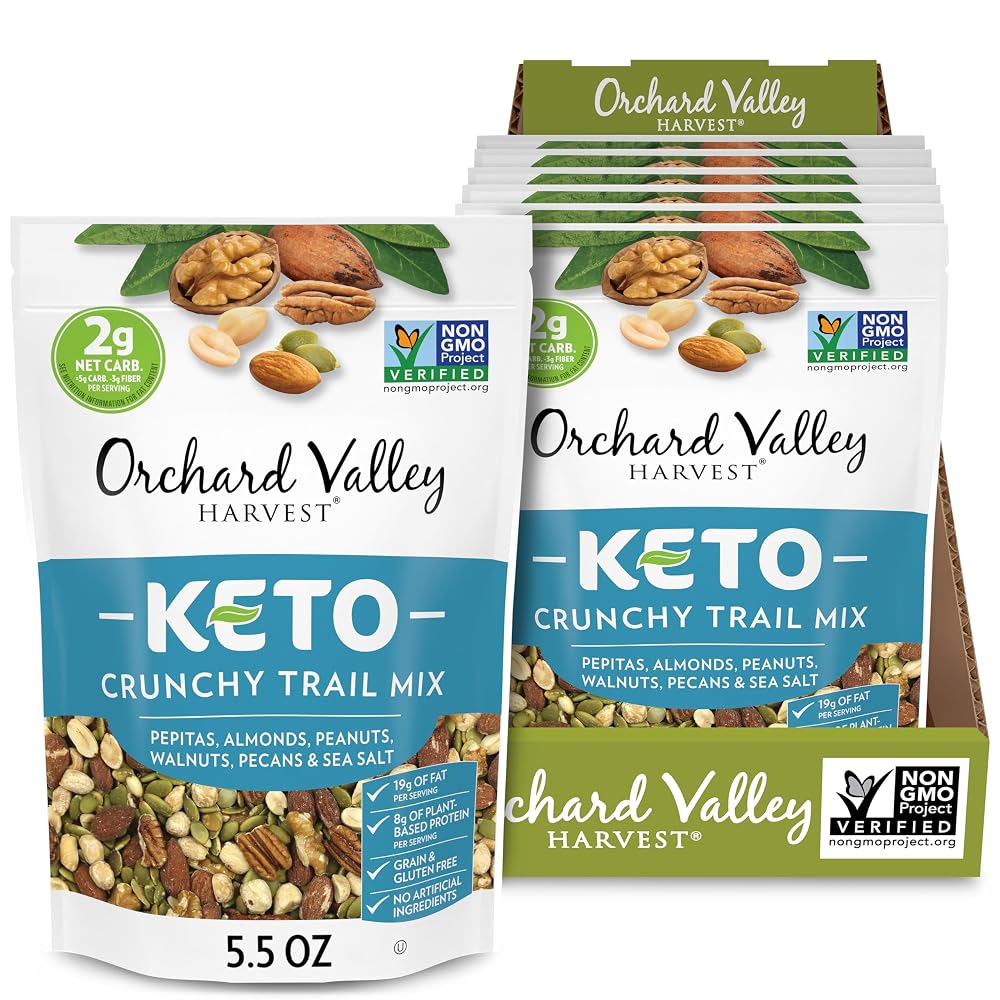 Orchard Valley Harvest Keto Crunchy Trail Mix - Pack of 6