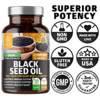 Number One Nutrition Black Seed Oil 1000 mg - 120 Capsules - image 4