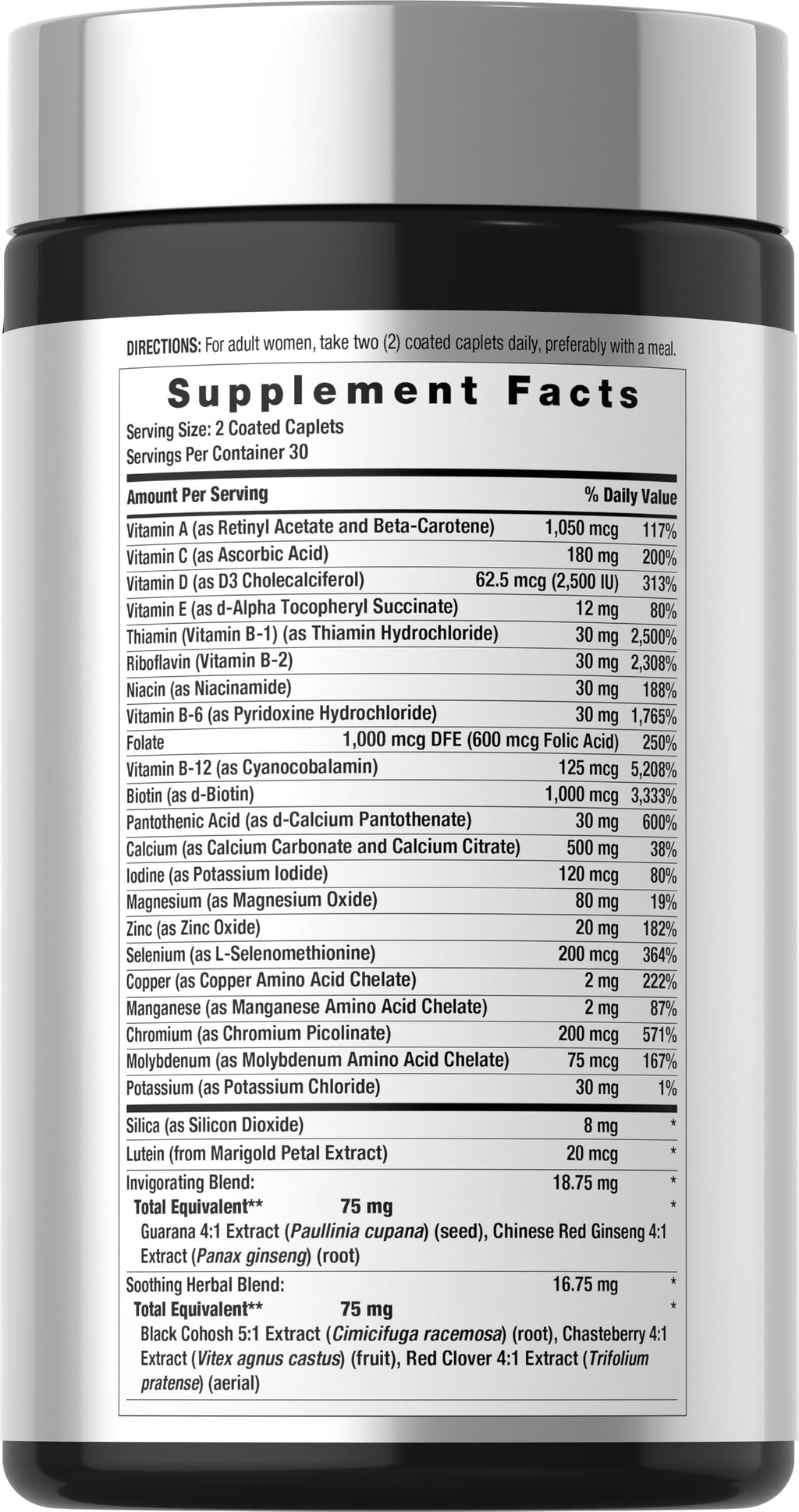 Horbäach Multivitamin for Women 50+ - 60 Coated Caplets - image 2