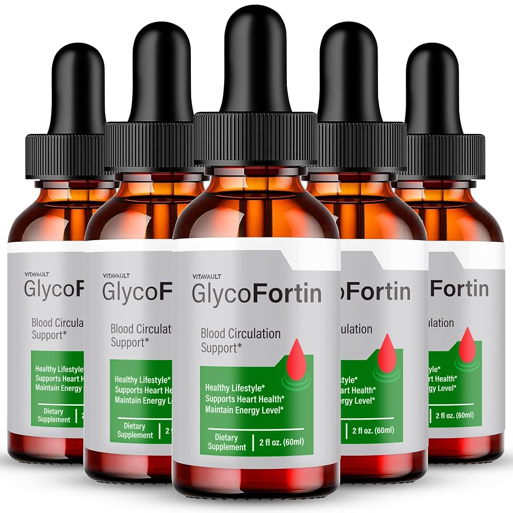 Vitavault GlycoFortin Drops Blood Formula Support - 5 Pack