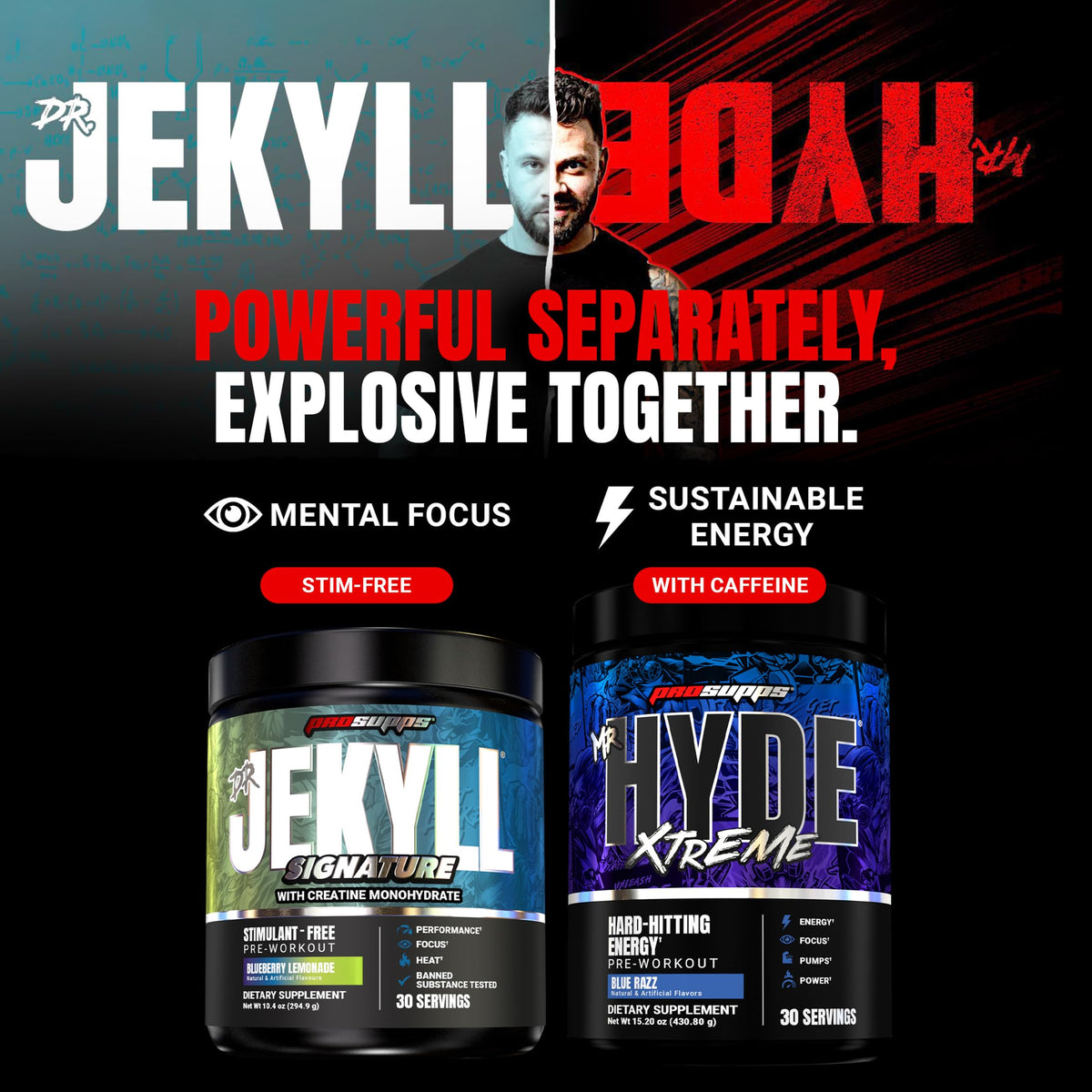ProSupps Mr. Hyde Xtreme Pre Workout Powder with Creatine