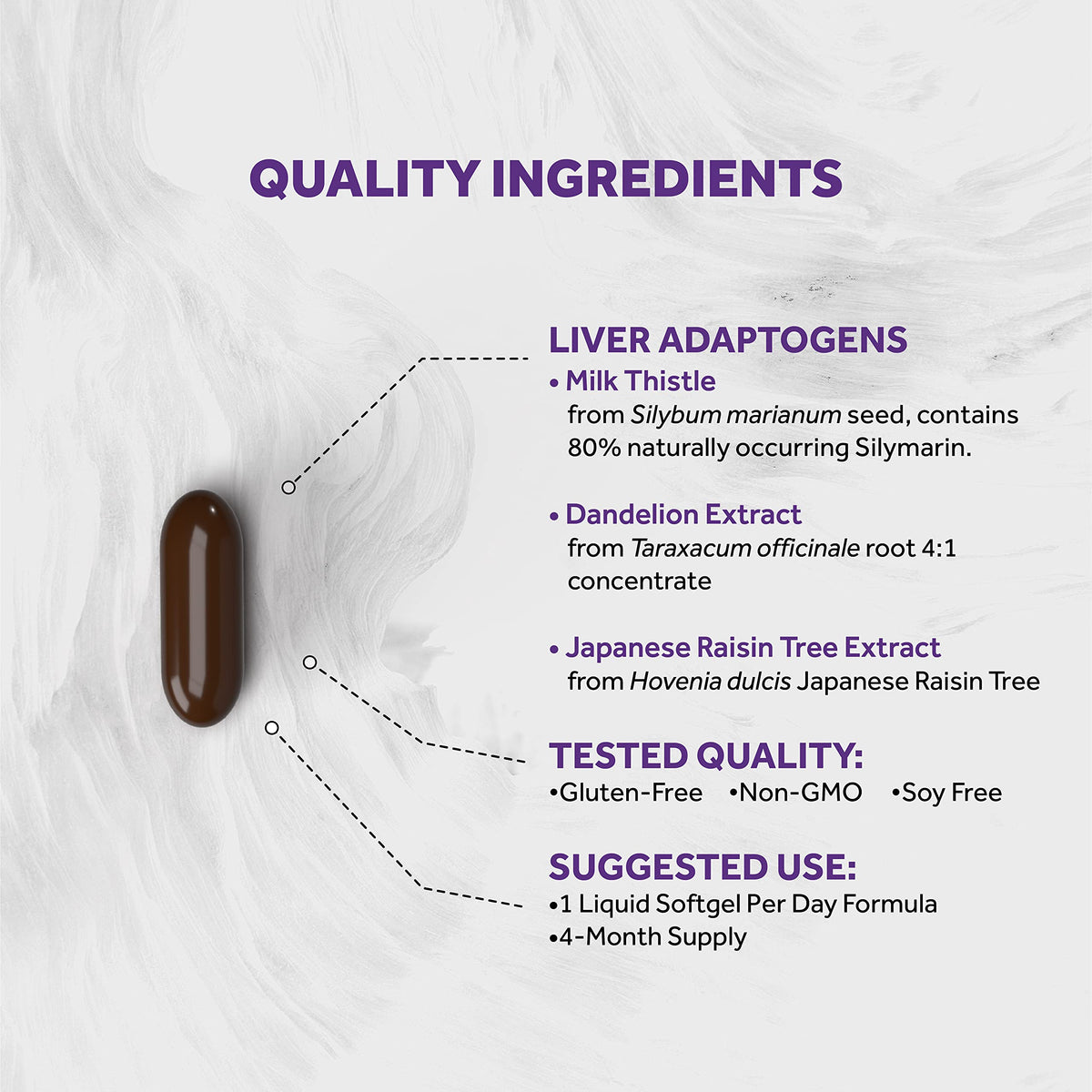 Naturalis Silymarin Milk Thistle 1300mg Enhanced with B Complex