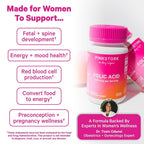 Pink Stork Folic Acid Supplement for Women 400mcg - 30 Capsules - image 3