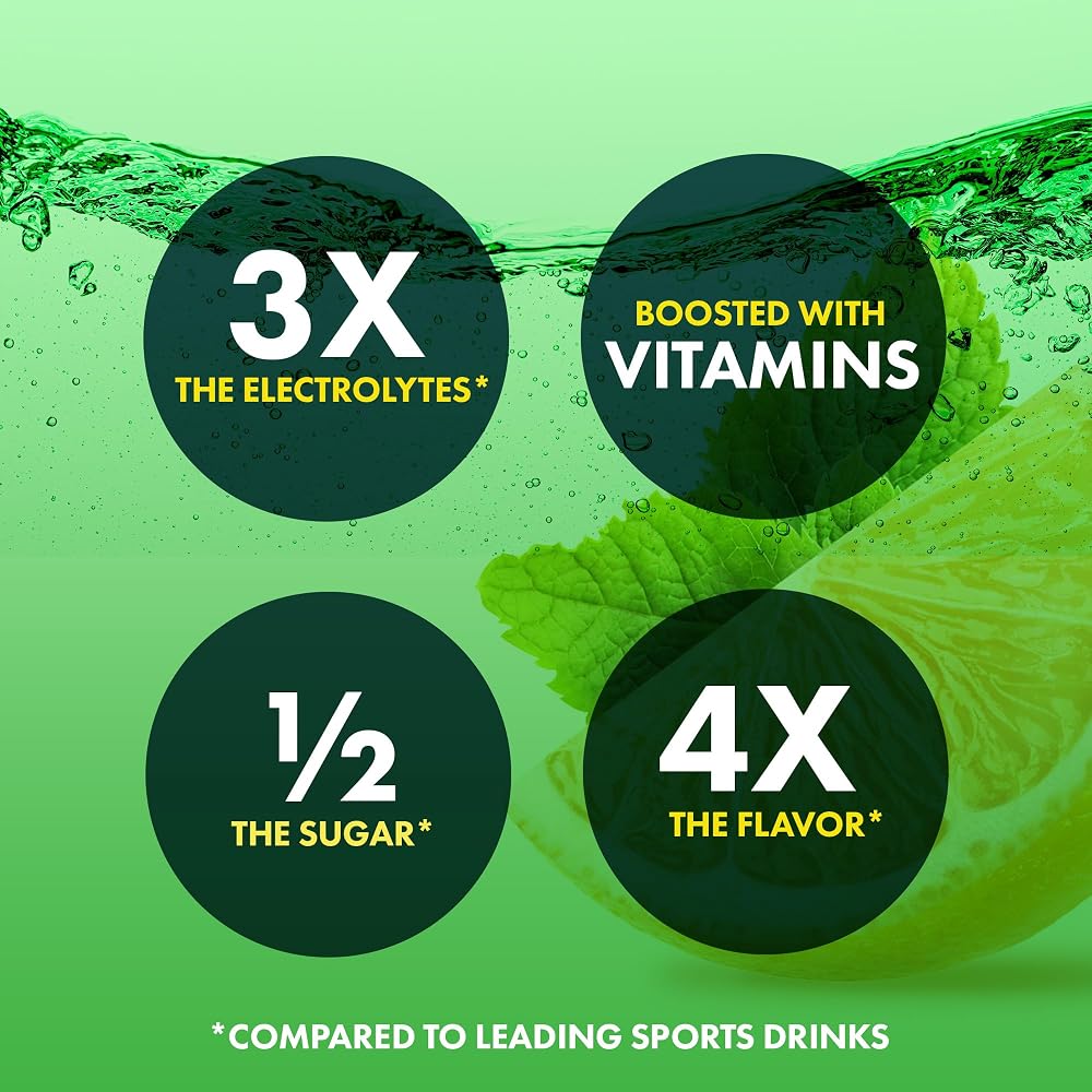 Instant IV Electrolytes Powder Lemon Lime - 12 Packets - image 2