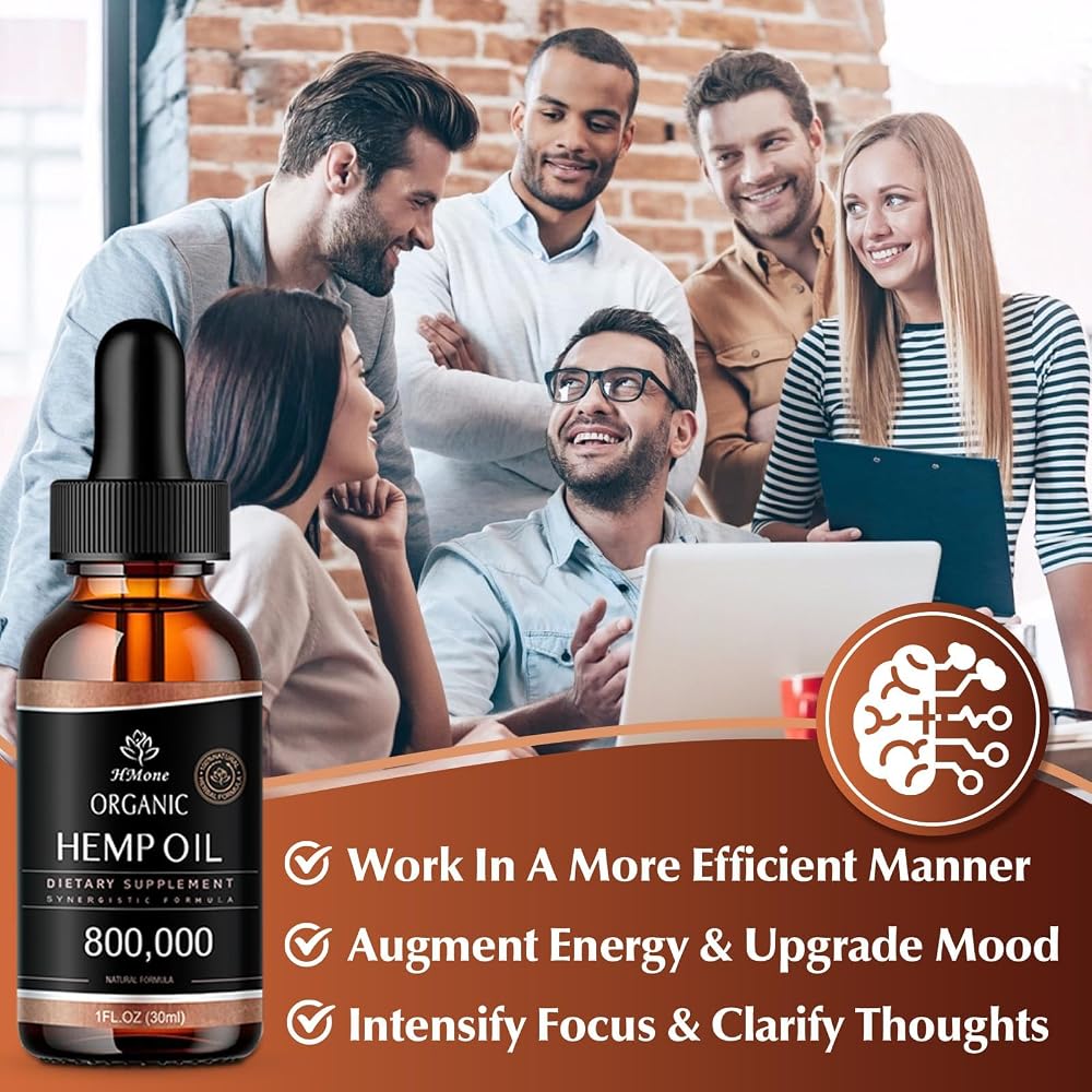 HMone Hemp Oil High Potency Organic Drops - 2 Pack - image 3