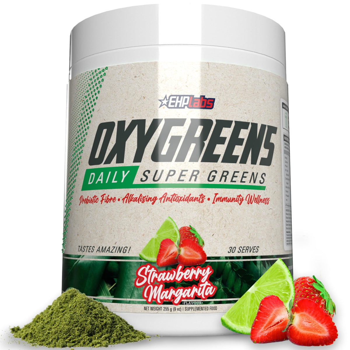 EHP Labs OxyGreens Super Greens Powder - Spirulina & Chlorella