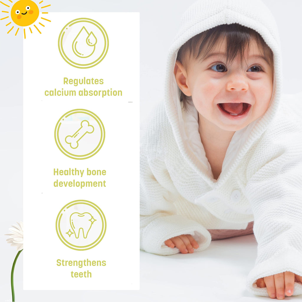 GreenPeach Organic Baby & Infant Vitamin d Drops - Vegetarian