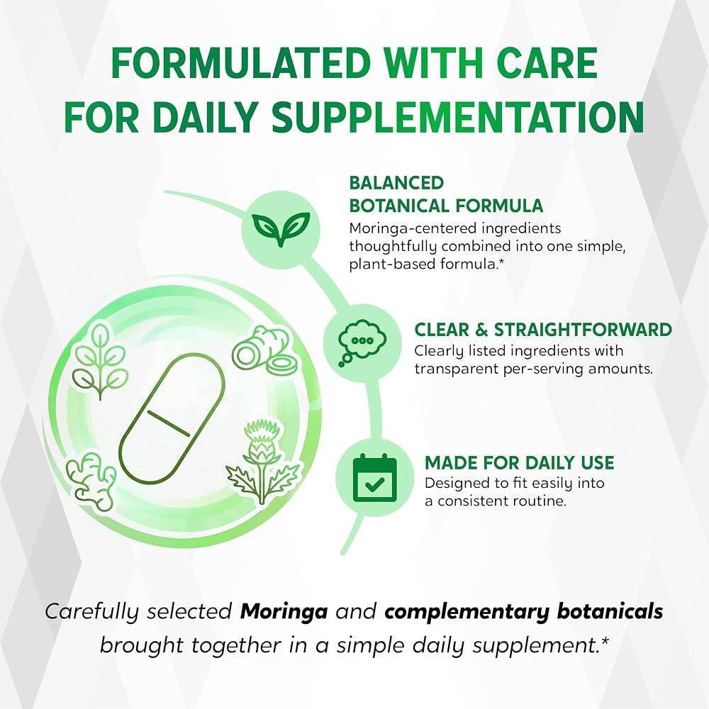 NESSARIT Complete 10-in-1 Moringa with Turmeric - 150 Capsules - image 5