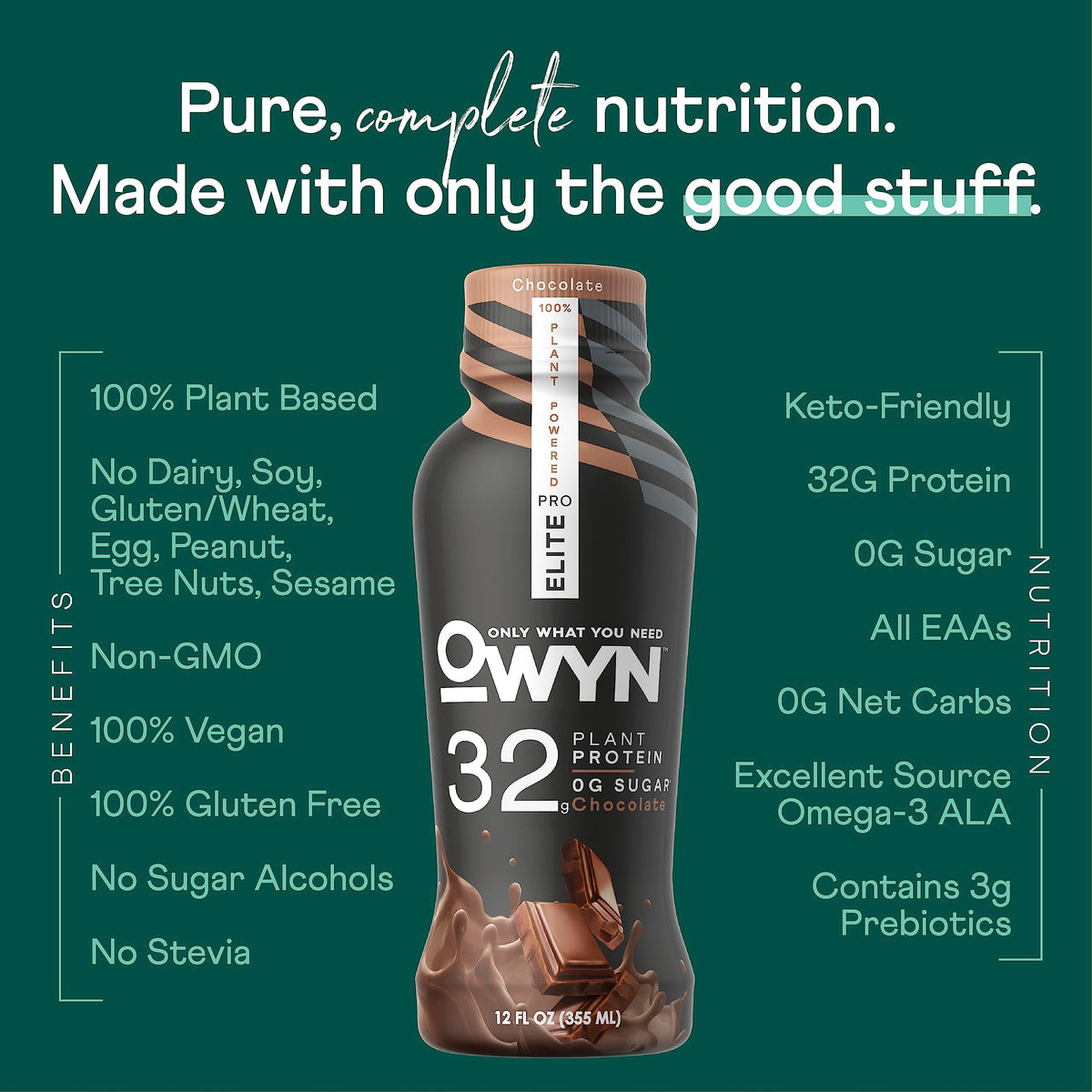 OWYN Only What You Need Pro Elite Plant Protein Shake