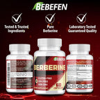 BEBEFEN Berberine HCL Supplement - 60 Capsules - image 7