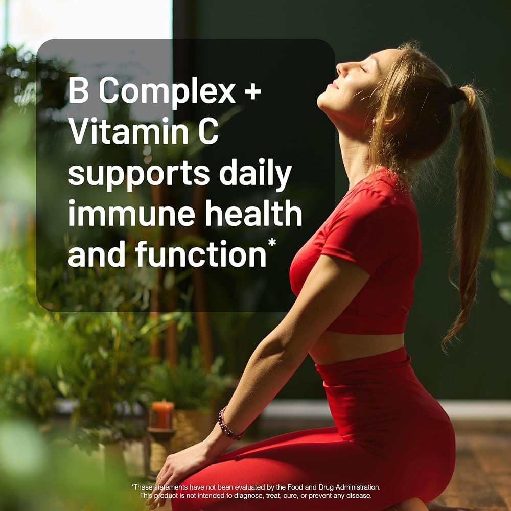 NatureWise Super Vitamin B Complex with Vitamin C - 60 Tablets - image 8