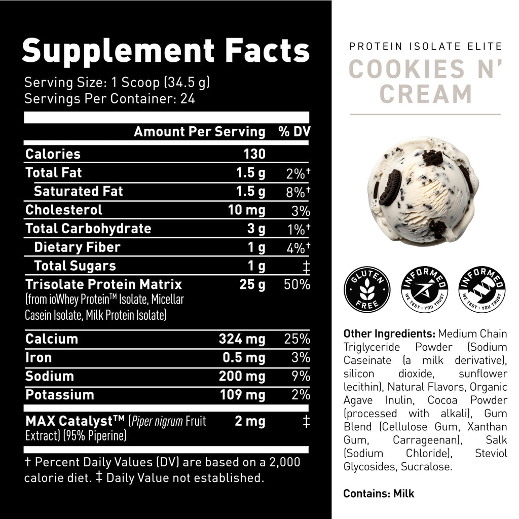 Kaged Whey Elite Protein Isolate Powder