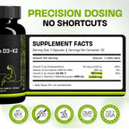 BOSCENT HMB 3000mg with Vitamin D3 K2 Capsules - 120 Capsules - image 4