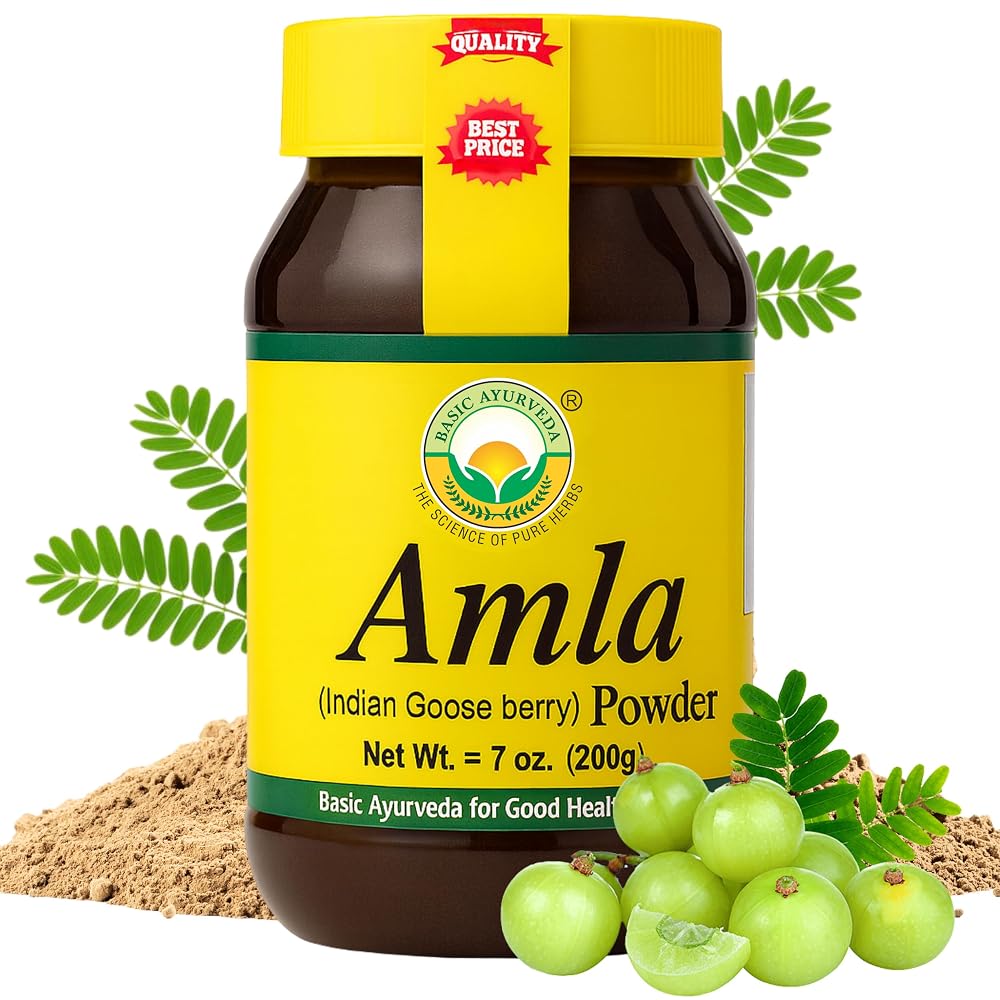 BASIC AYURVEDA Amla Powder Indian Gooseberry - 200g