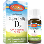 Carlson Super Daily D3 4,000 IU Vitamin D3 Drops - 365 Drops