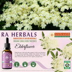 Sun God Medicinals Ra Herbals Organic Elderflower Liquid Extract - 1 fl oz - image 3
