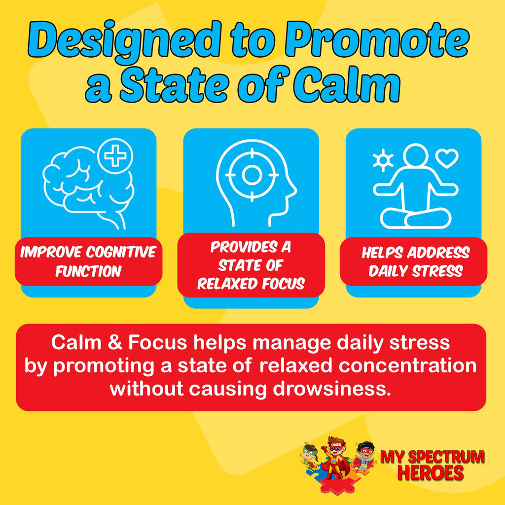 My Spectrum Heroes Calm & Focus Supplement Drops for Brain Support - 60 ml - image 4