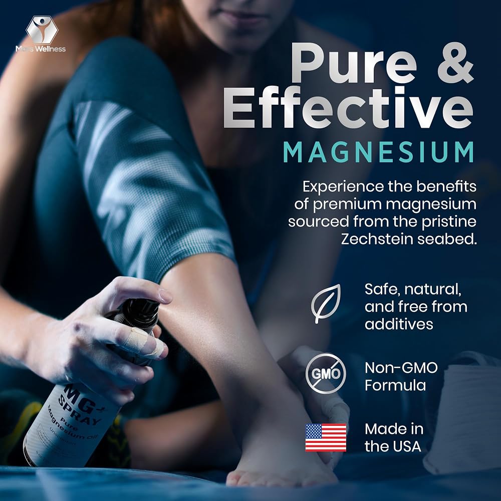 MARS WELLNESS MG+ Topical Magnesium Spray - 8 oz - image 6