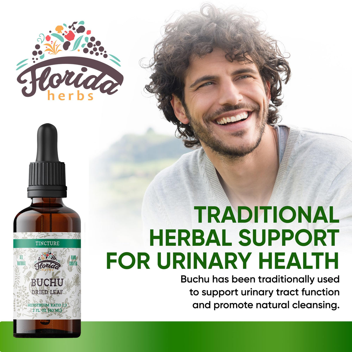 Florida Herbs Buchu Tincture Organic Extract - 2 oz - image 2