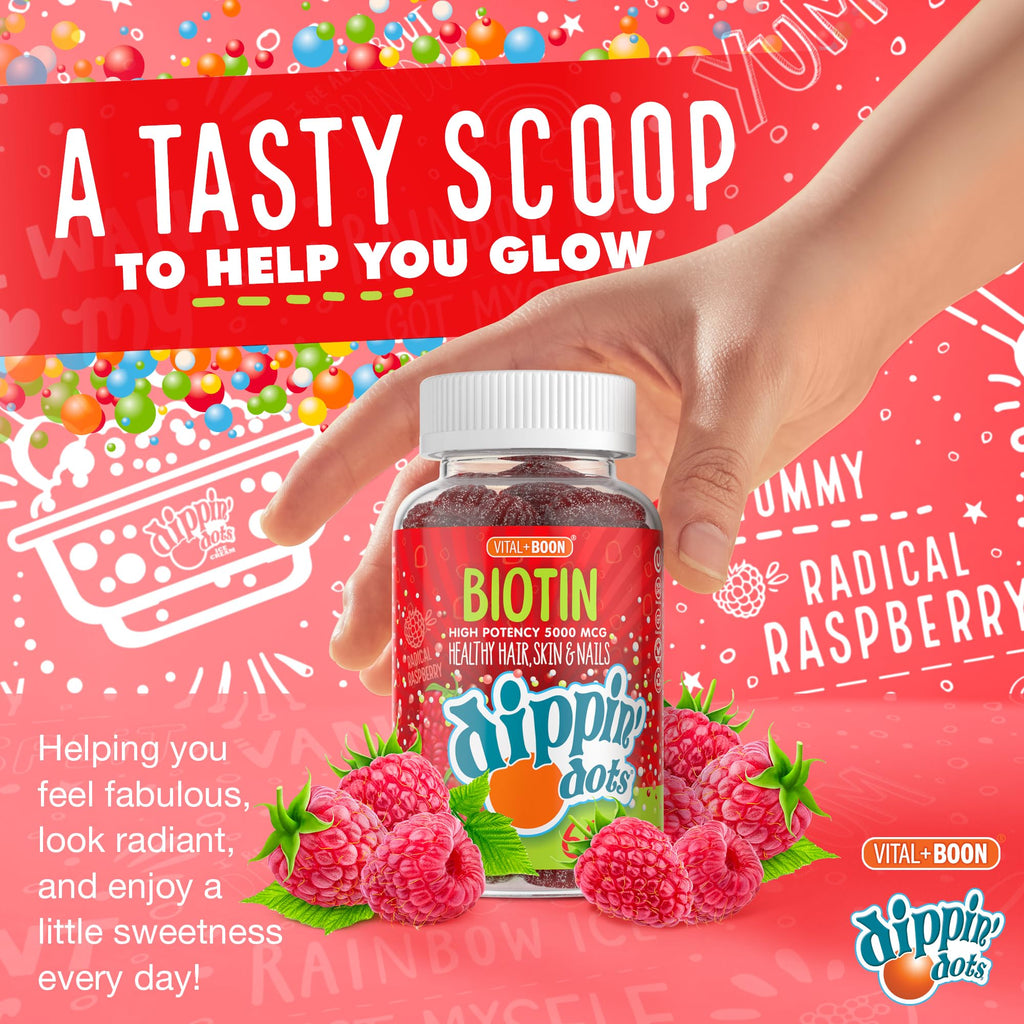 Vital+Boon Extra Strength Biotin 5000mcg Gummies - 60 Count - image 5