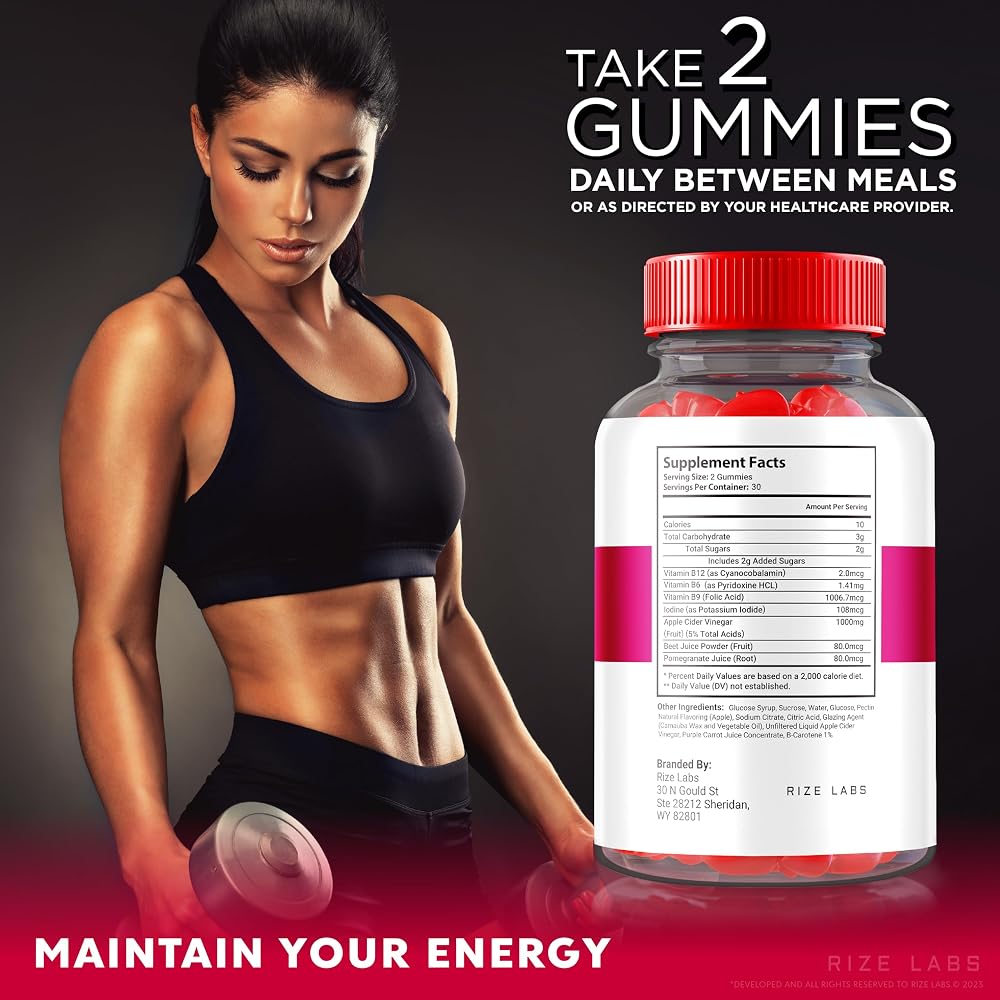 rize labs Keto Ripped ACV Gummies Weight Loss Support - 120 Gummies - image 6