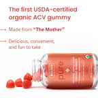 WellPath Organic Apple Cider Vinegar Gummies with The Mother - 60 Gummies - image 6