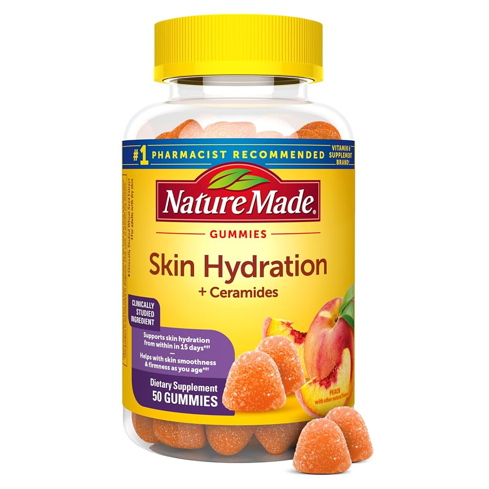 Nature Made Skin Hydration Gummies Plus Ceramides - 50 Gummies