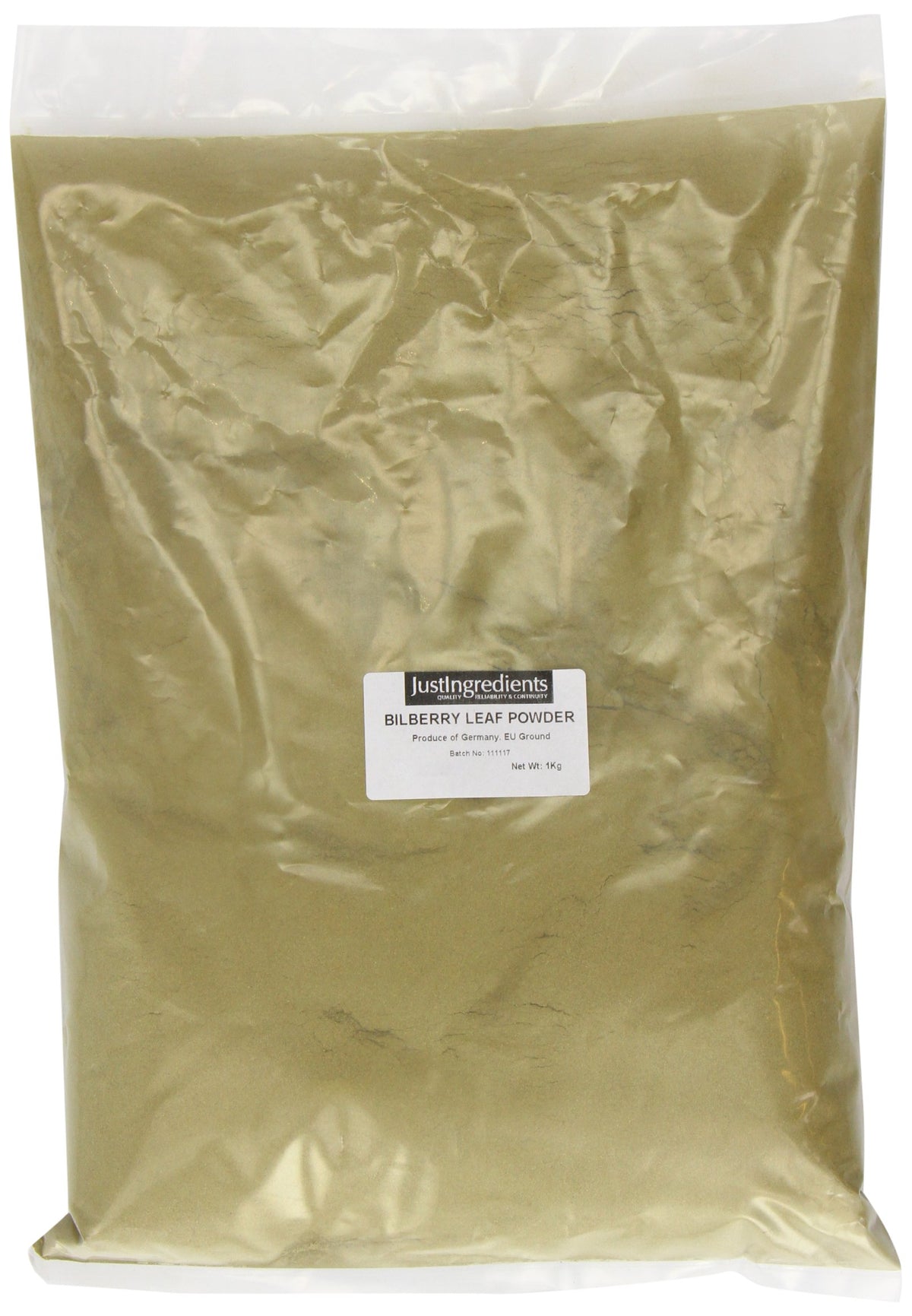 JustIngredients Bilberry Leaves Powder - 1 kg