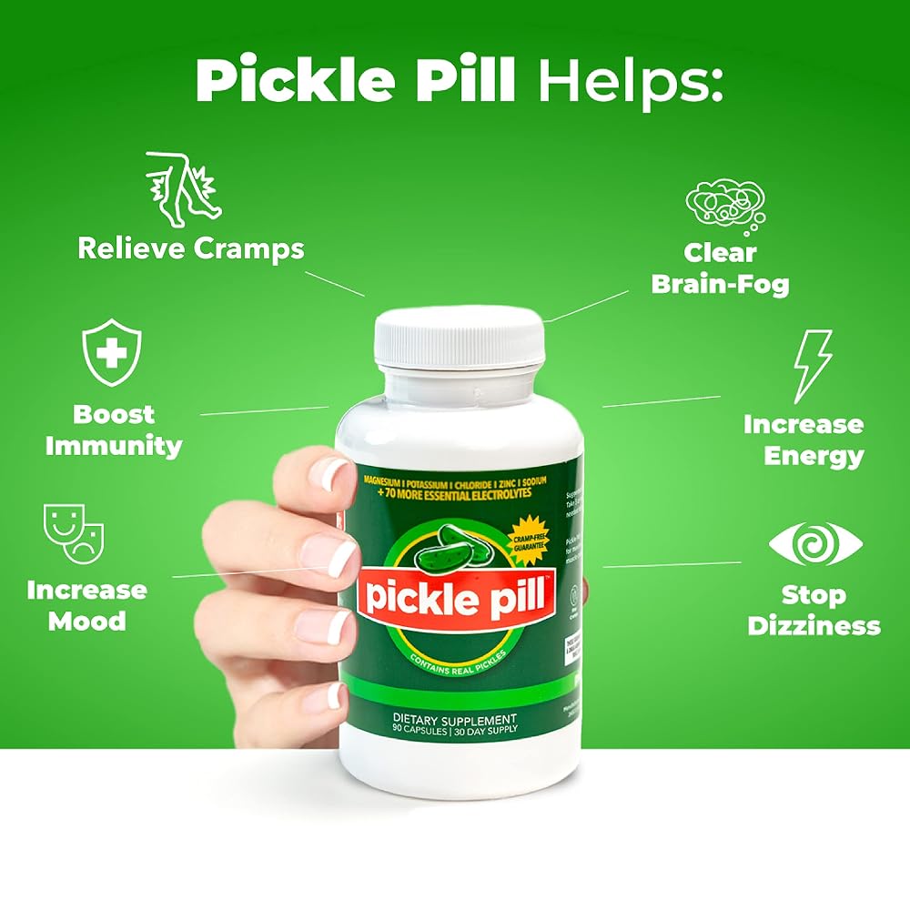 PicklePill Cramp Defense Electrolyte Capsules - 90 Tablets - image 3