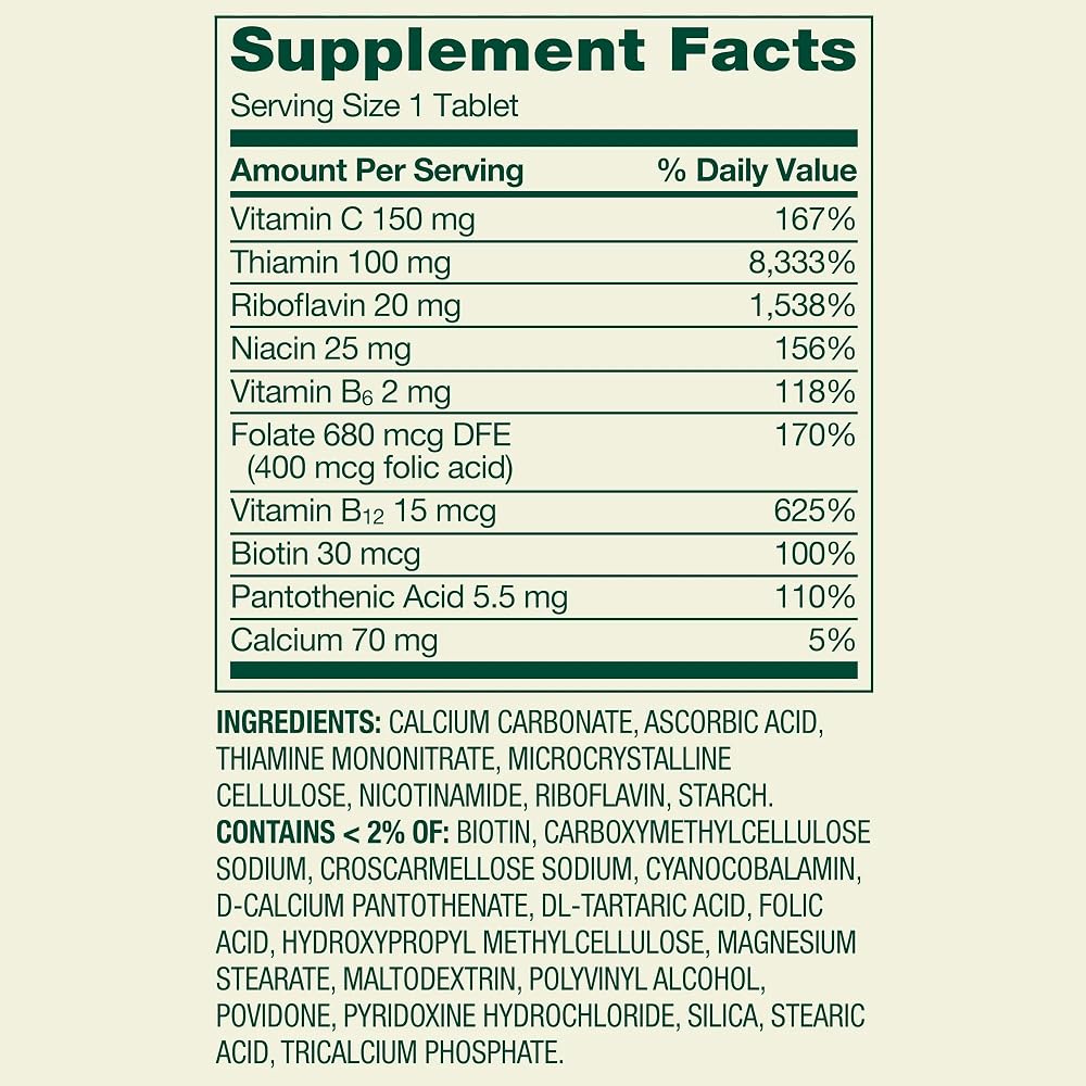 Ravazzi Spring Valley Super Vitamin B-Complex Tablets - 250 Tablets - image 3