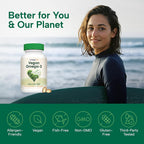 OmegaVia Vegan Omega 3 Algae Oil 300mg DHA - 60 Softgels - image 5