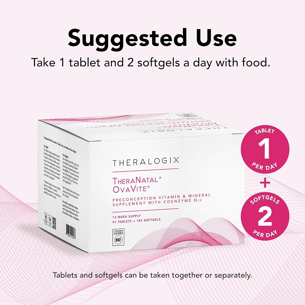 Theralogix TheraNatal OvaVite Preconception & Egg Quality - 273 Count - image 4