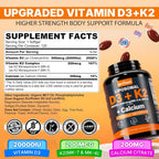 Nextdia Vitamin D3 20,000 IU + K2 Softgels - 120 Count - image 2