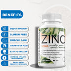 FORTE NATURALS Zinc 50mg Tablets for Sensitive Stomachs - 60 Tablets - image 3