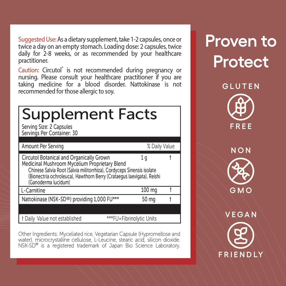 EcoNugenics Circutol Heart & Blood Pressure Supplement - image 4