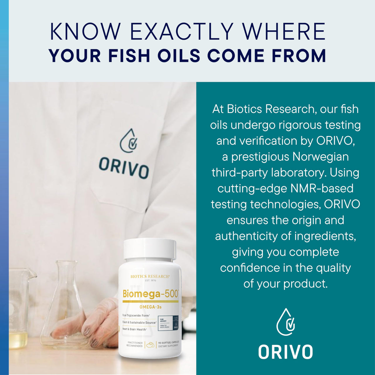 BIOTICS RESEARCH Biomega 500 mg EPA DHA Omega-3 Fish Oil - 90 Softgels - image 5