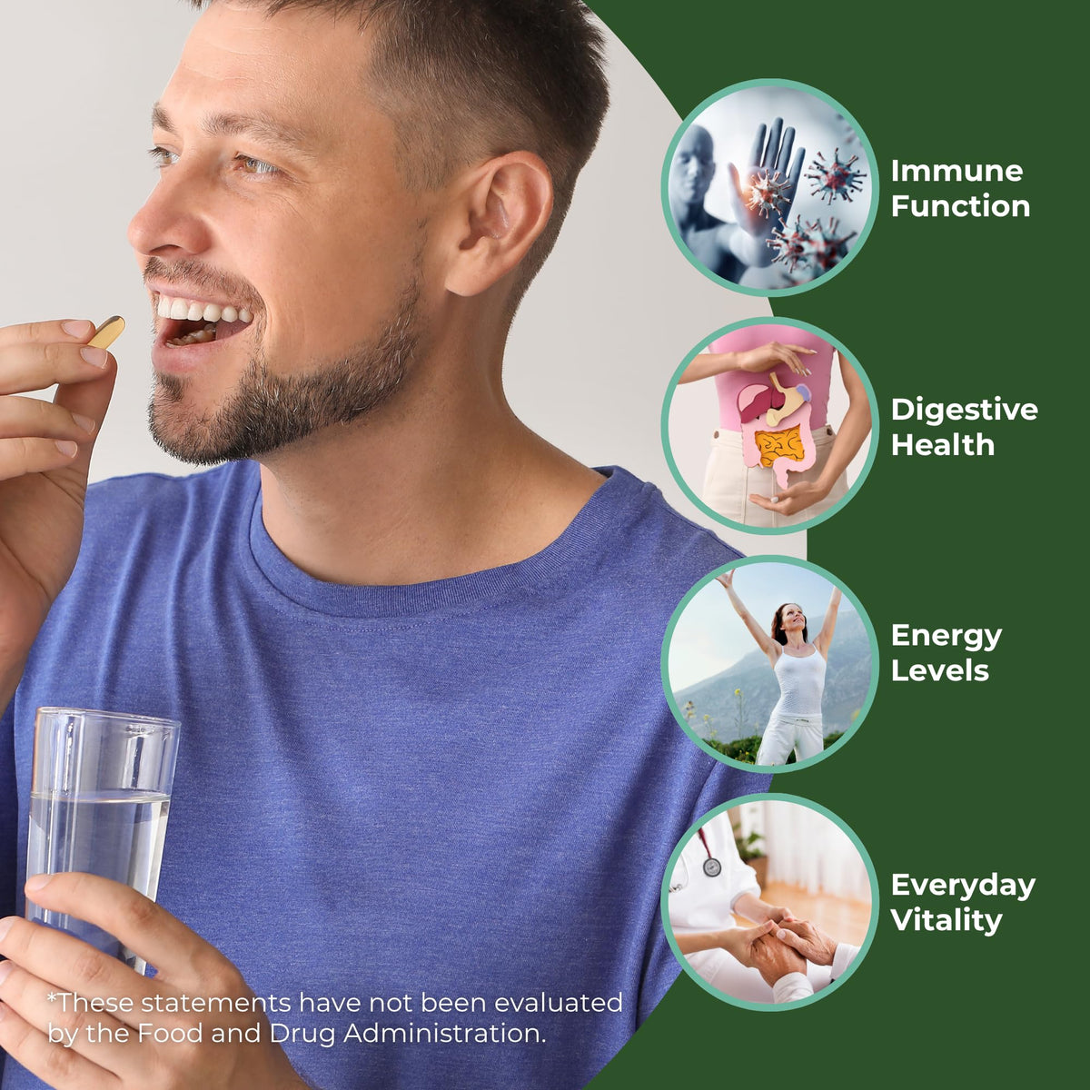Red's Kitchen Sink Cell Fuel 102 Sea Moss Herbal Blend - 120 Capsules - image 5